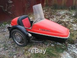 Vintage Velorex 562 Sidecar Motorcycle