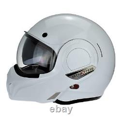 Viper F242 180 P/j Rated Reverse Flip Up Front Motorcycle Motorbike Crash Helmet
