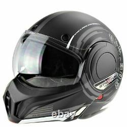 Viper F242 Roof Helmet Convertible Revo Graphic Modular Open Face Pj Rated