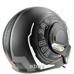 Viper F242 Roof Helmet Convertible Revo Graphic Modular Open Face Pj Rated