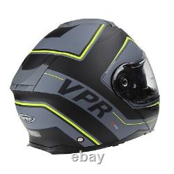 Viper Rs-v191 Bluetooth Flip Front Modular Motorcycle Helmet Raze Yellow