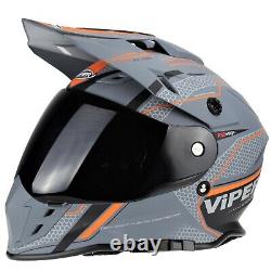 Viper Rxv288 Adventure Dual Sports Motorbike Motocross Helmet Off Road Ece Acu