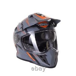 Viper Rxv288 Adventure Dual Sports Motorbike Motocross Helmet Off Road Ece Acu