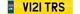 Visitors Private Number Plate V121 Trs Personal Registration Visit Visiting Reg