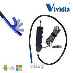 Vividia VA-800 USB Flexible Borescope One-Way 180° Articulating 8.5mm PC Android