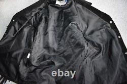 Vtg SCHOTT NYC Black Suede & Leather Western Fringed Jacket Coat Cowboy Short 42