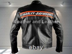 WWe Goldberg Motorcycle Biker Leather Jacket Harley Davidson Motorcycle jacket