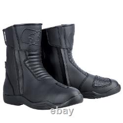 Waterproof Motorcycle Boot Oxford Warrior 2.0 CE Armoured Short Boot Black