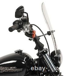 Windshield CW1 for Chopper Cruiser and custom bikes clear + Cover XL motorcycle
