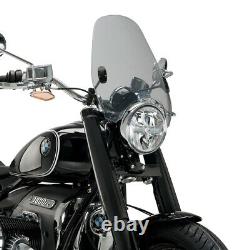 Windshield Puig Custom II for Triumph Bonneville T100 light smoke