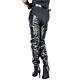 Women Sexy High Heels Club Motorcycle Boots Belt Pants Over Knee Thigh Boots