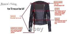 Women's Genuine Lambskin Jacket Leather Kelly Brook Padded Black Jacket
