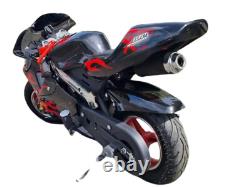X Beast Motorsport 49cc Mini Pocket Motorcycle Bike Moto Racer Petrol Off Road