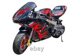 X Beast Motorsport 49cc Mini Pocket Motorcycle Bike Moto Racer Petrol Off Road