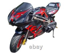 X Beast Motorsport 49cc Mini Pocket Motorcycle Bike Moto Racer Petrol Off Road