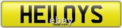 YS INITIALS number plate Hello CHERISHED REGISTRATION NO ADDED FEES HE11 OYS REG