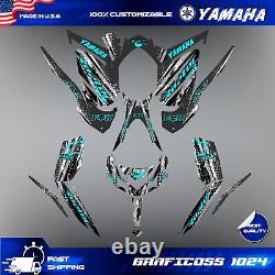 Yamaha Raptor 700 700R graphics kit 2013 2014 2017 to 2023 decals stickers atv