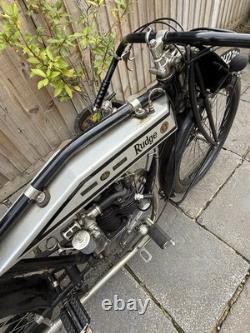 1913 Brooklands Rep Rudge 500cc Machine de moto vintage pionnière