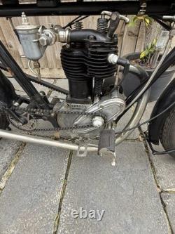 1913 Brooklands Rep Rudge 500cc Machine de moto vintage pionnière
