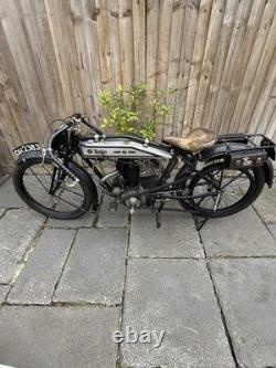 1913 Brooklands Rep Rudge 500cc Machine de moto vintage pionnière