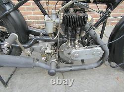 1924 Ajs 350cc 2.75 HP Modèle B1 Rare Vintage Moto Vintage Vélo