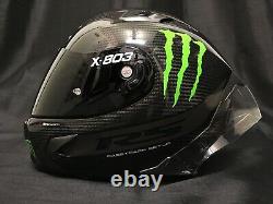 2021 X-lite X803 Rs Hot Lap Carbon Dark Visor Motorcycle Helmet Monster