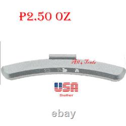 25 Pcs POIDS D'ÉQUILIBRAGE À CLIP DE 2,50 oz STYLE P POUR ROUES EN ACIER