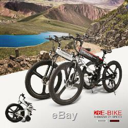 26 '' Ebike Pliant Vélo Électrique 48v 350w Moteur Électrique Vélo De Montagne E-bike