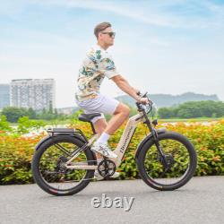 26 VTT Électrique 48V 17.5Ah Hiver 90% Préassemblé Commuter