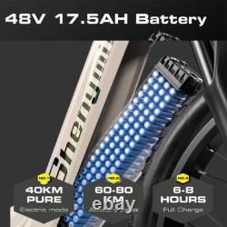 26 VTT Électrique 48V 17.5Ah Hiver 90% Préassemblé Commuter
