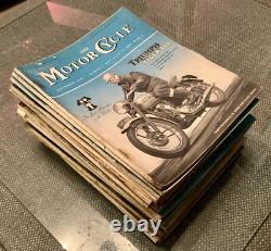 26 x Les magazines de moto de janvier à décembre 1955, lot de motos vintage et classiques