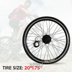 36v 250w 20''wheel Kit De Conversion De Moteur De Vélo Électrique E Bike Cycling Hub Y7n0