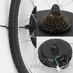 48v1500w Kit De Conversion De Moteur De Vélo Électrique Avant Ebike Wheel Cycling Hub 26
