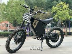 72v 3000w Adulte Electric Full Suspension Off-road E Dirt Bike Motorcycle 35 Mph