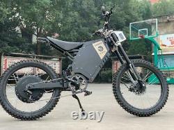 72v 3000w Adulte Electric Full Suspension Off-road E Dirt Bike Motorcycle 35 Mph