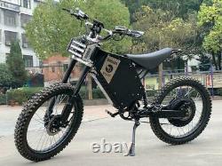 72v 3000w Adulte Electric Full Suspension Off-road E Dirt Bike Motorcycle 35 Mph