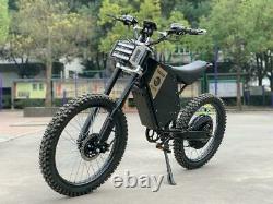 72v 3000w Adulte Electric Full Suspension Off-road E Dirt Bike Motorcycle 35 Mph