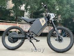 72v 5000w Adulte Electric Full Suspension Off-road E Dirt Bike Motorcycle 45 Mph