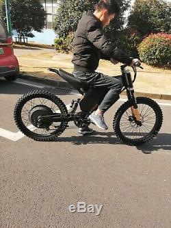 72v 8000w Bluetooth Activé Adulte Électrique Hors Route Dirt Bike Motorcycle + 65mph