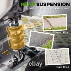 AIYAPLAY Moto Électrique 12V pour Enfants avec Accélérateur à Poignée, Musique, Bleu