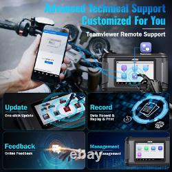 ANCEL MT500 Outil de diagnostic de moto tous systèmes Scanner OBD2 ABS TPMS Huile