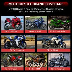 ANCEL MT500 Outil de diagnostic de moto tous systèmes Scanner OBD2 ABS TPMS Huile