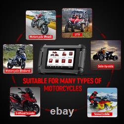 ANCEL MT500 Outil de diagnostic de moto tous systèmes Scanner OBD2 ABS TPMS Huile