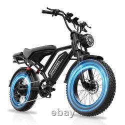 AOVOPRO AP20 Moto Électrique Ebikes 20 Suspension Complète 48V 15.6AH 50MILES