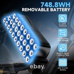 AOVOPRO AP20 Moto Électrique Ebikes 20 Suspension Complète 48V 15.6AH 50MILES