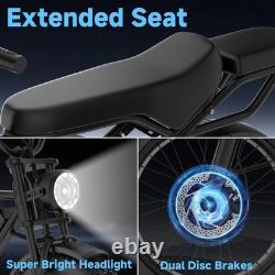AOVOPRO AP20 Moto Électrique Ebikes 20 Suspension Complète 48V 15.6AH 50MILES