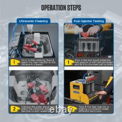 AUTOOL CT160 Machine de nettoyage et de test d'injecteurs de carburant ultrasonique avec chauffage