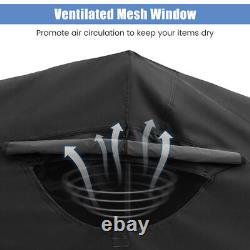 Abri de moto extérieur robuste 342 cm Tente de garage remise pour vélo