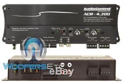 Audiocontrol Acm-4,300 4 Canaux Moto Amplificateur Haut-parleurs Tweeters Amp Nouveaux