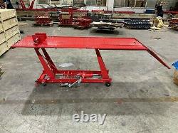 Automobile Lift Ramp Motorcycle Stand Hydraulic Carrier 1000 Lbs